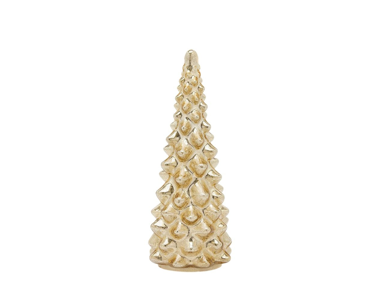 Albero in vetro 19,5xh.52cm oro