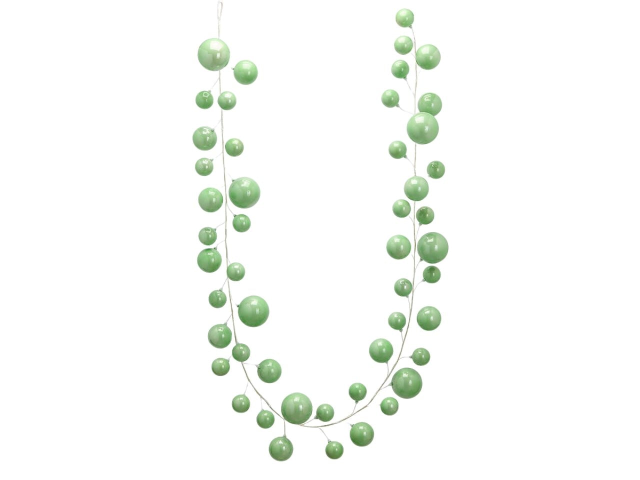 Ghirlanda 280cm pallemix in plastica verde chiaro