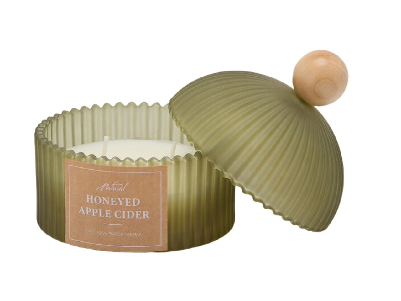 Candela Nature 10,5xh13cm profumazione sidro di mele al miele 140gr 15h