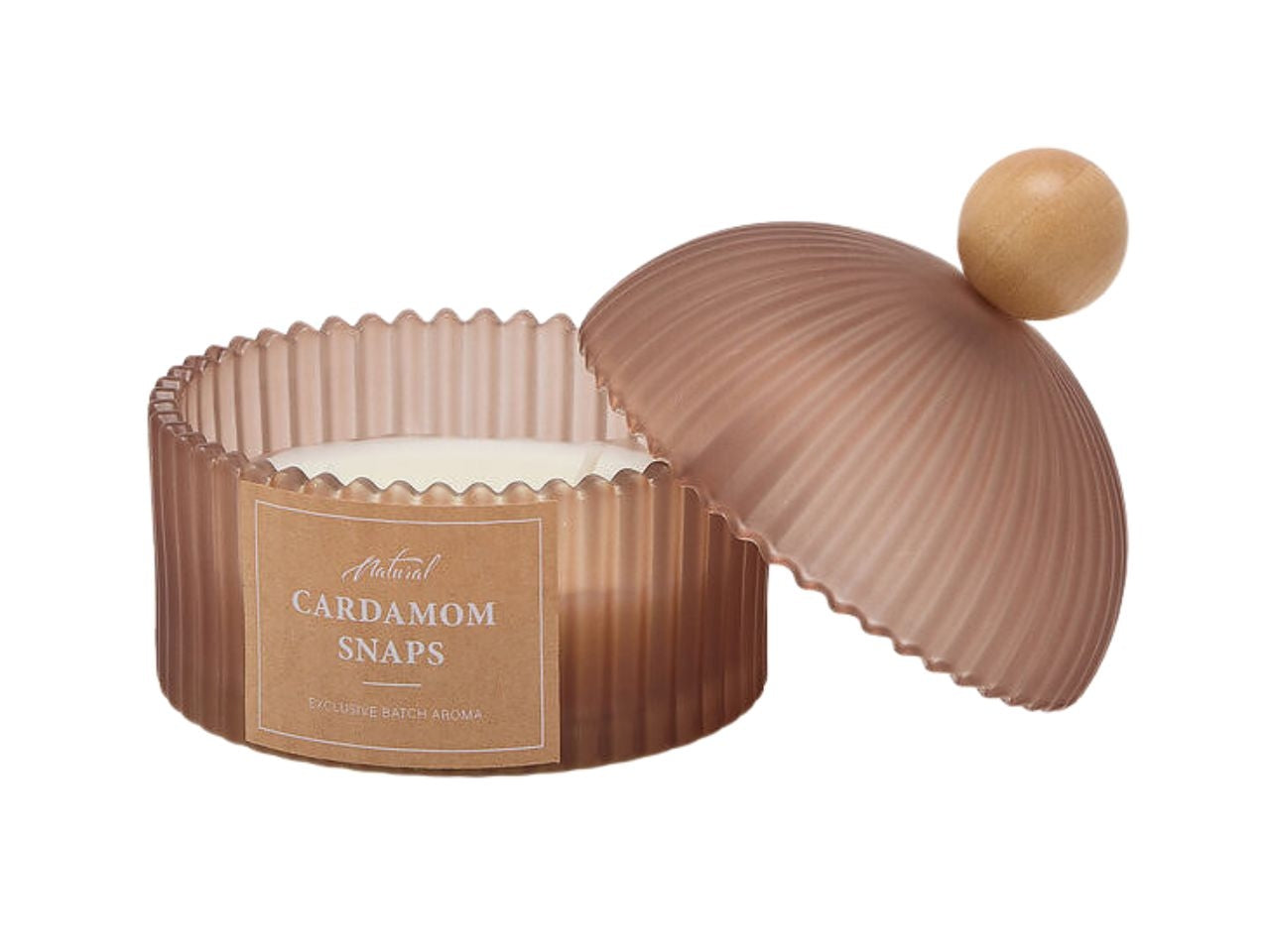 Candela Nature 10,5xh13cm profumazione cardamomo 140gr 15h