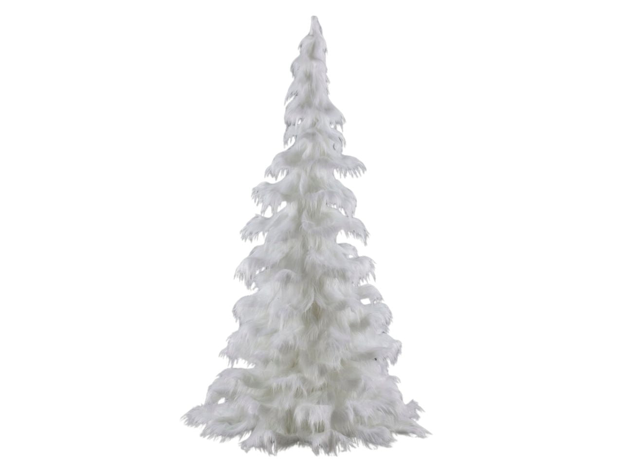 Albero Pino Furry 250cm con diametro 125cm bianco