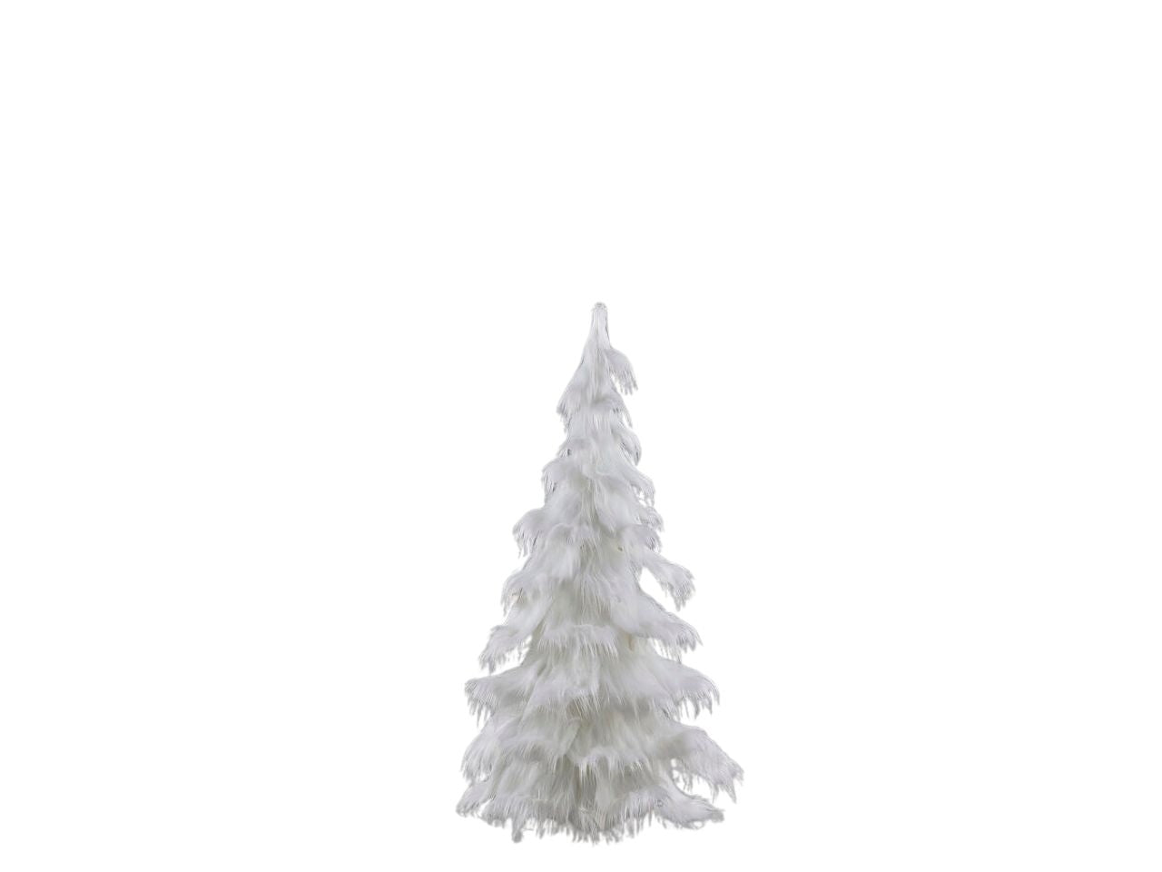 Albero Pino Furry 150cm con diametro 90cm bianco