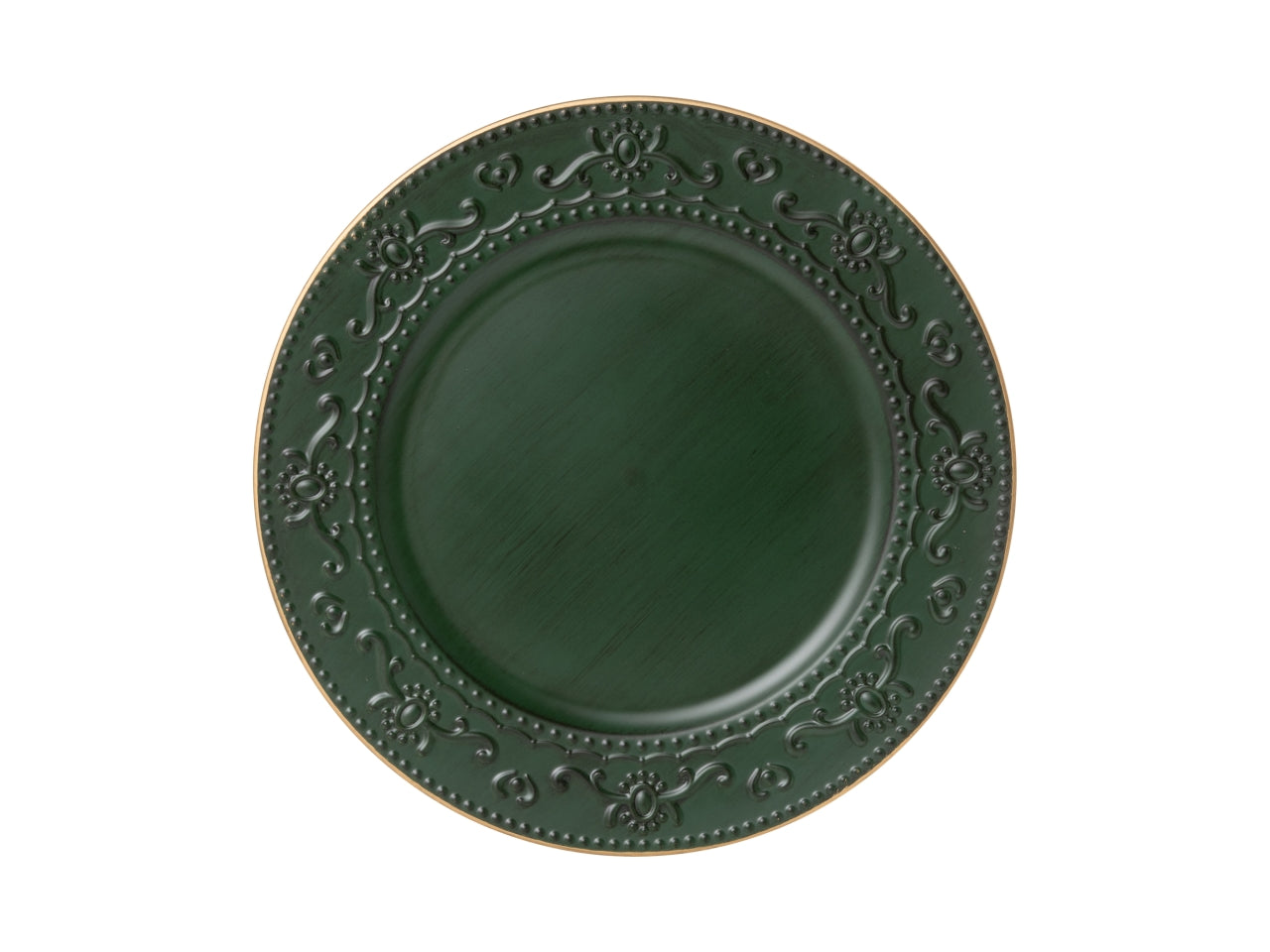 Sottopiatto 33cm in pvc verde