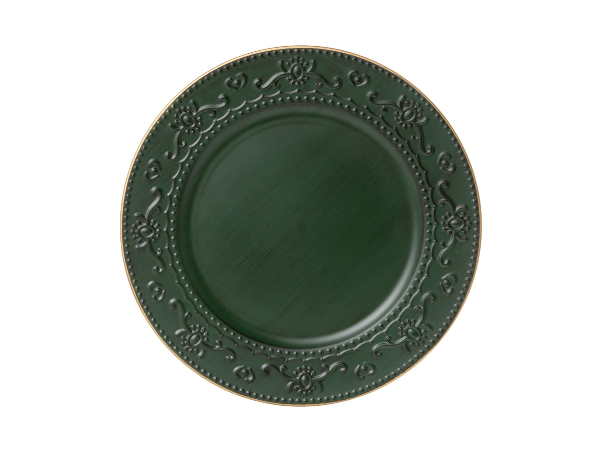 Sottopiatto 33cm in pvc verde