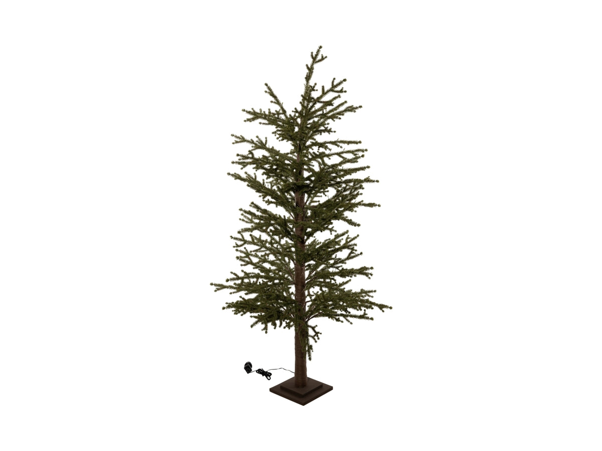 Albero di Natale 160cm in pvc con 850 luci led