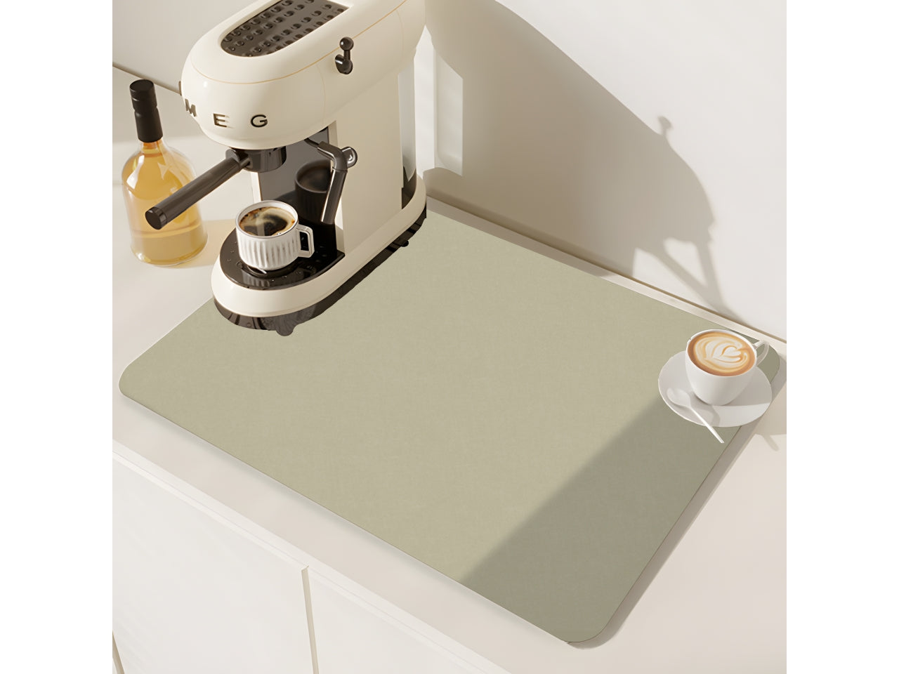 Tappetino assorbente semprepulito tortora 38x58cm spessore 2,5mm