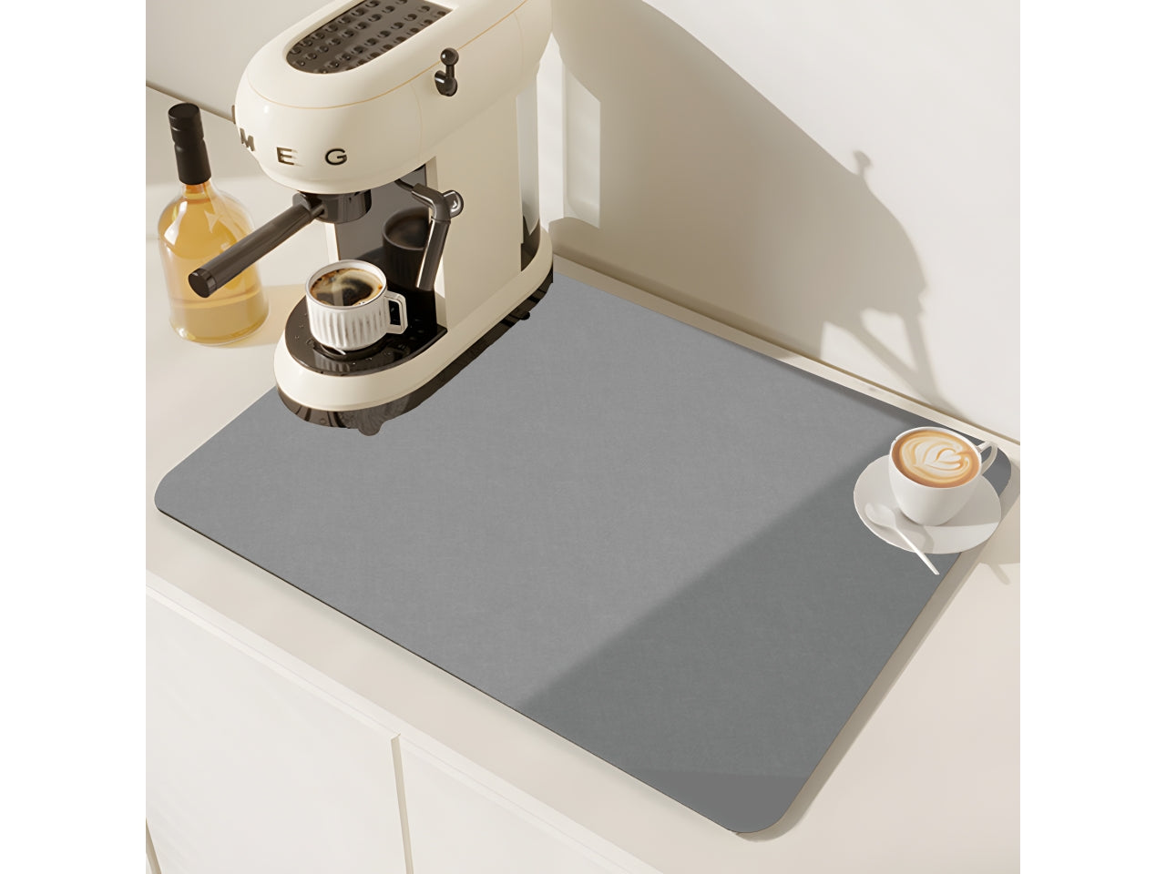 Tappetino assorbente semprepulito grigio 38x58cm spessore 2,5mm