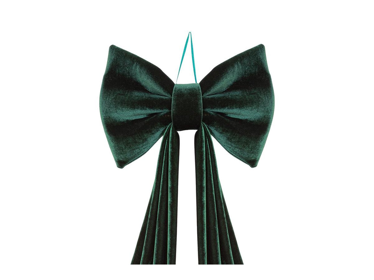Fiocco maxi in velluto 42x100cm verde