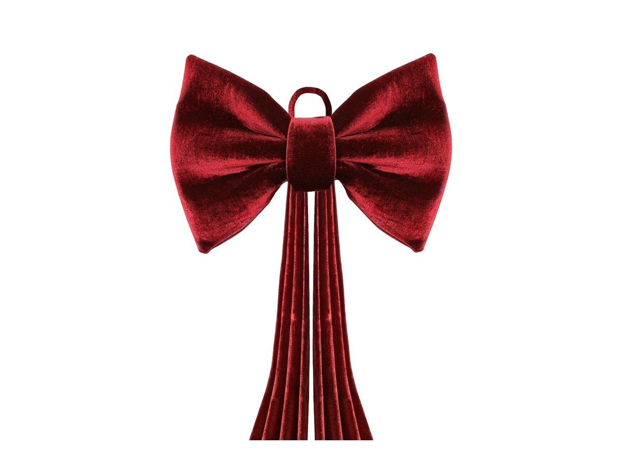 Fiocco maxi in velluto 85x270cm rosso