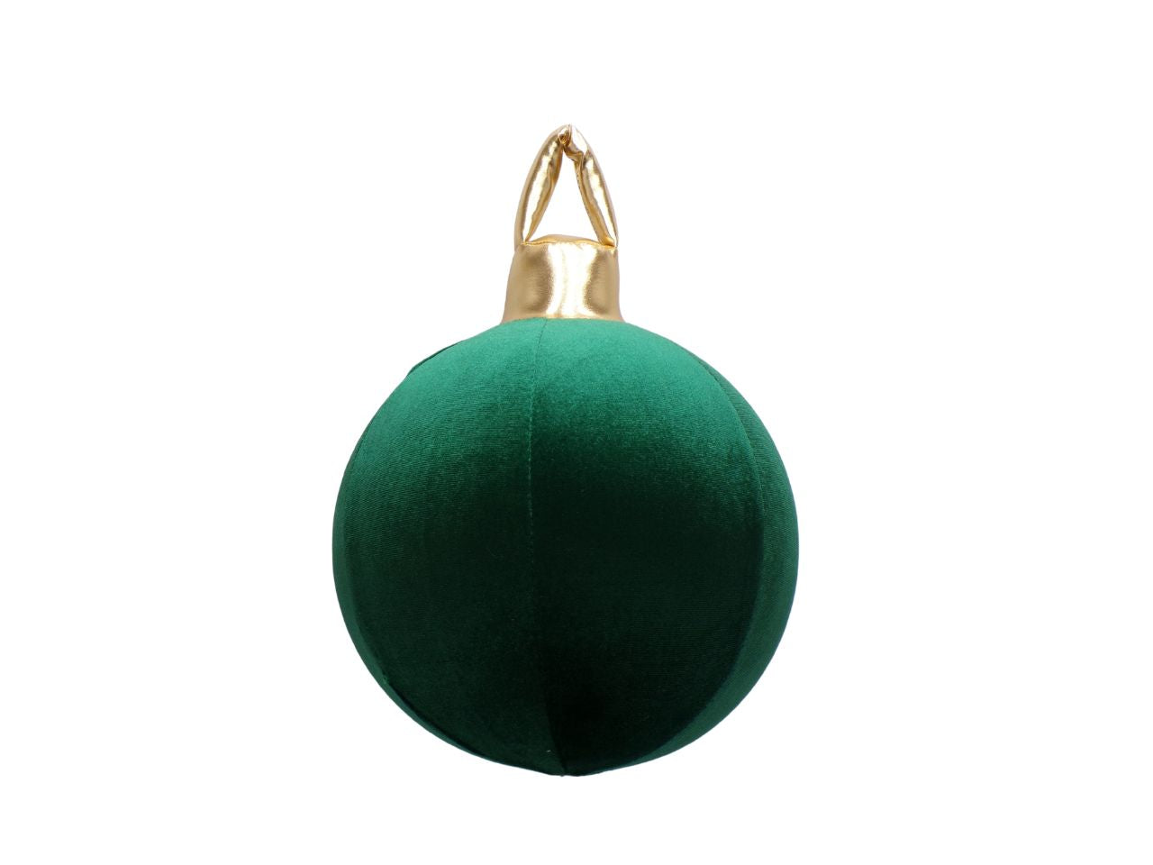 Palla 40cm gonfiabile velluto verde