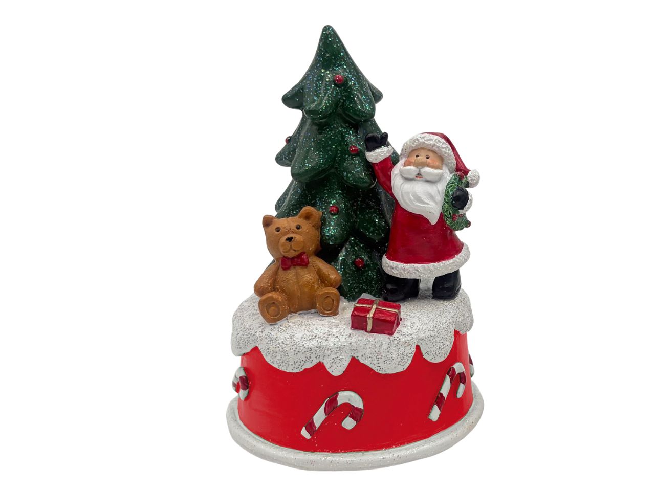 Carillon con Babbo Natale 10xh.15,5cm