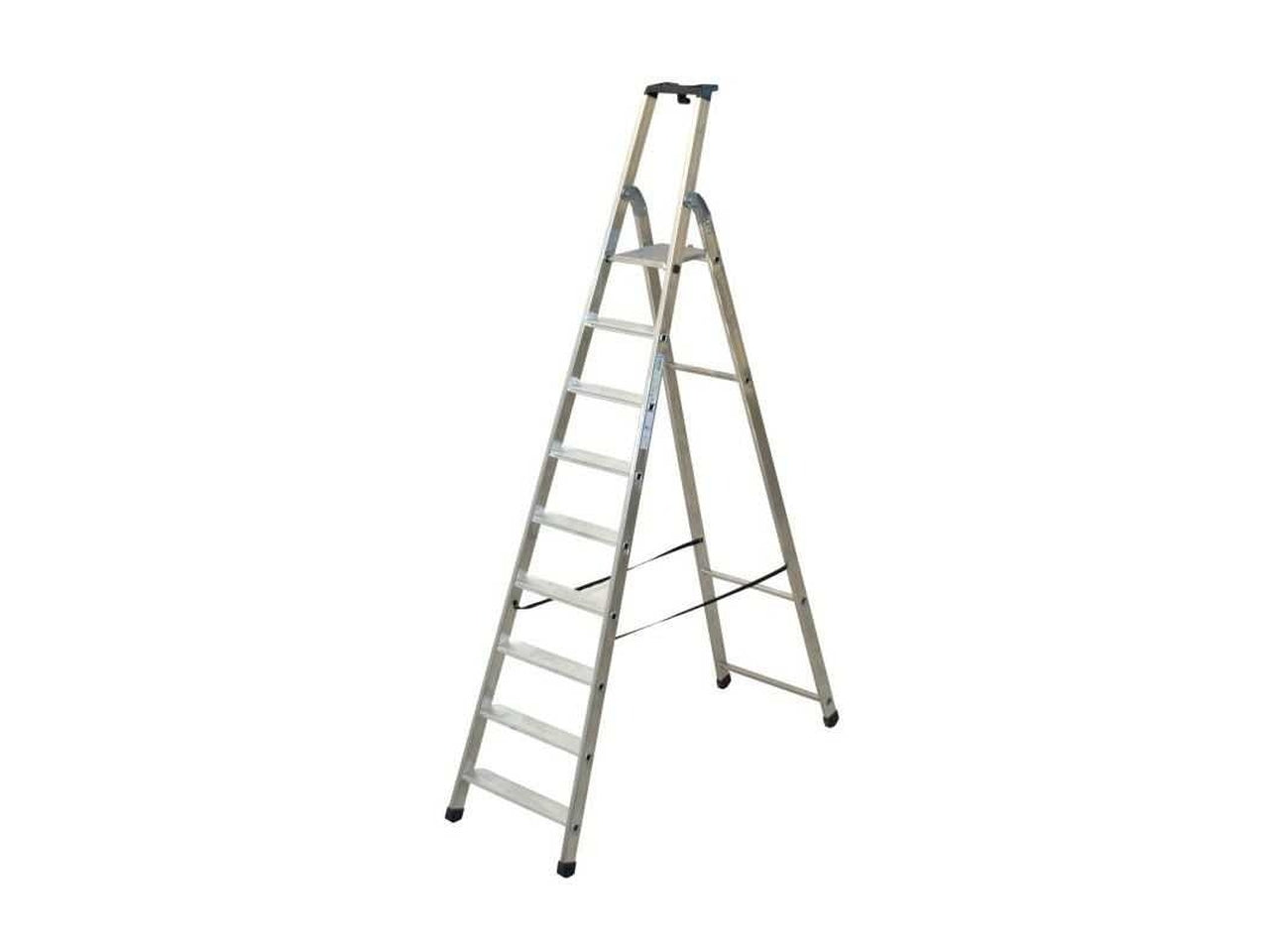 Tecnoscala quadra in alluminio con 10 gradini