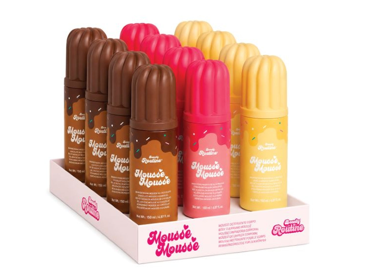 Beauty routine mousse mousse