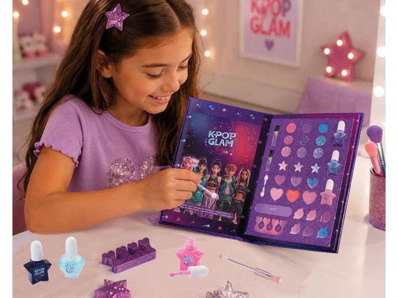 K pop glam star make up idol