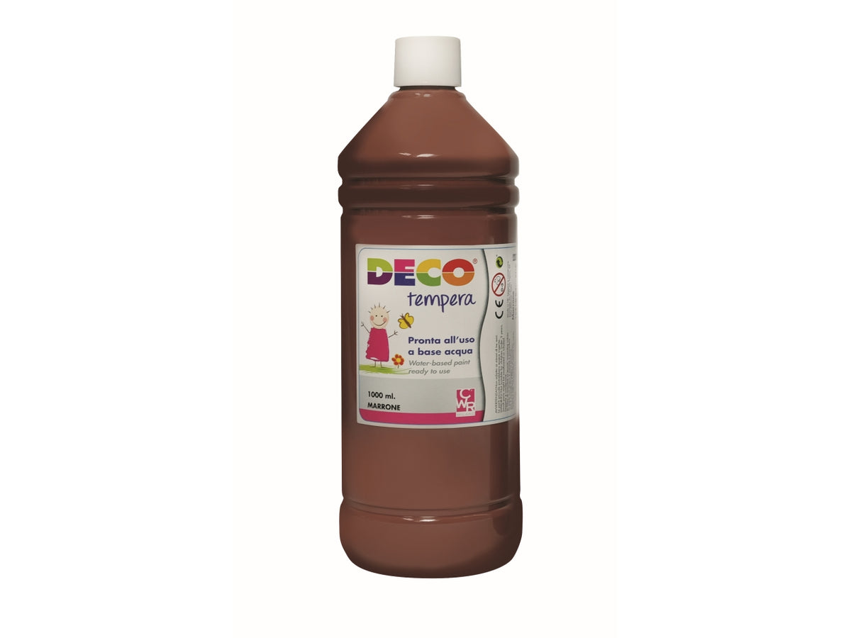Flacone tempera 1000ml marrone