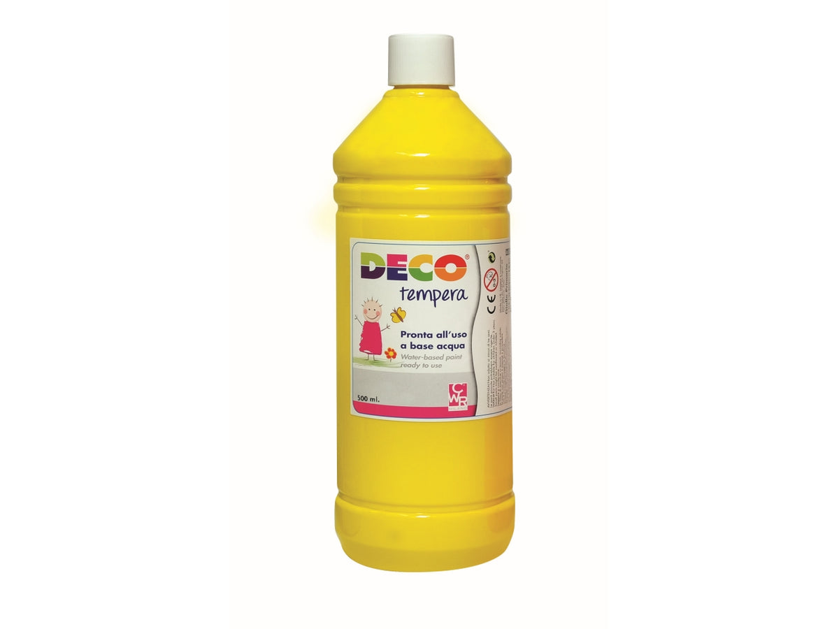 Flacone tempera 500ml giallo primario