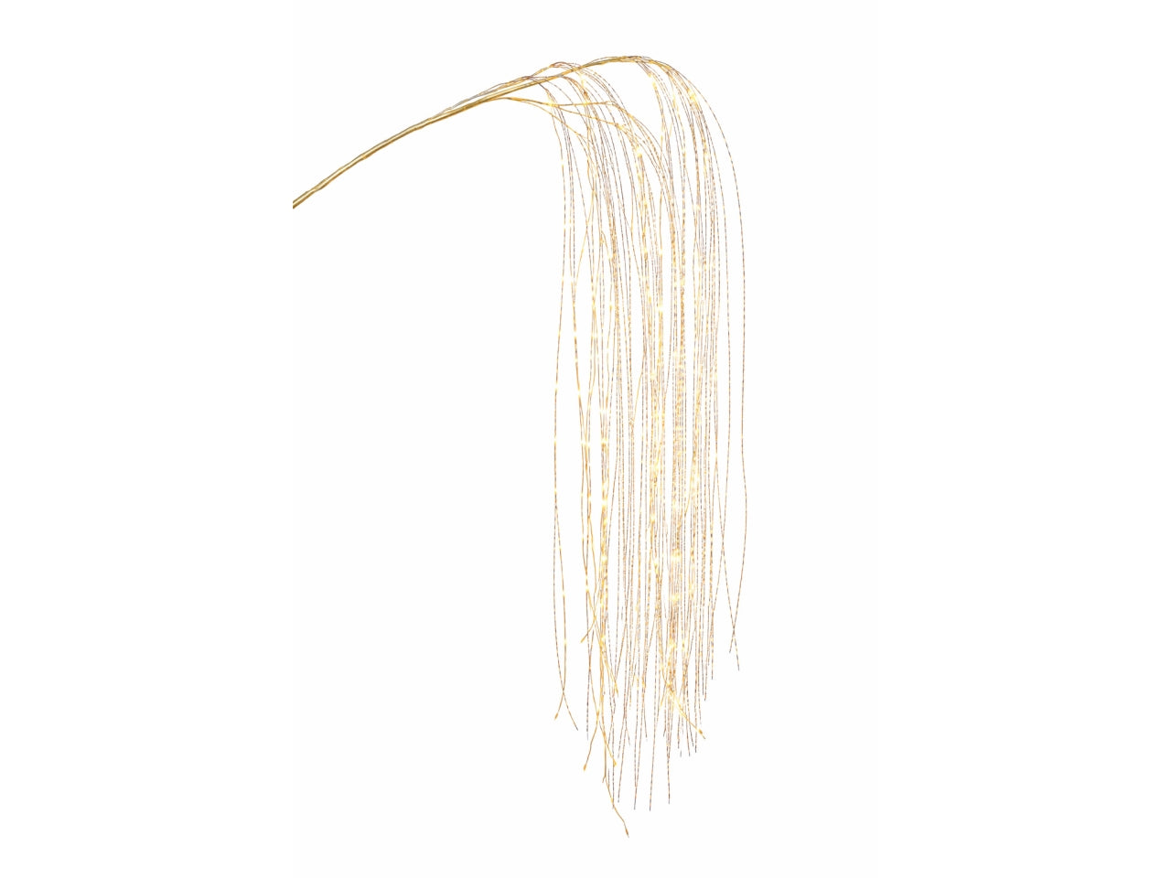Ramo cadente maxi 90cm champagne con 117led