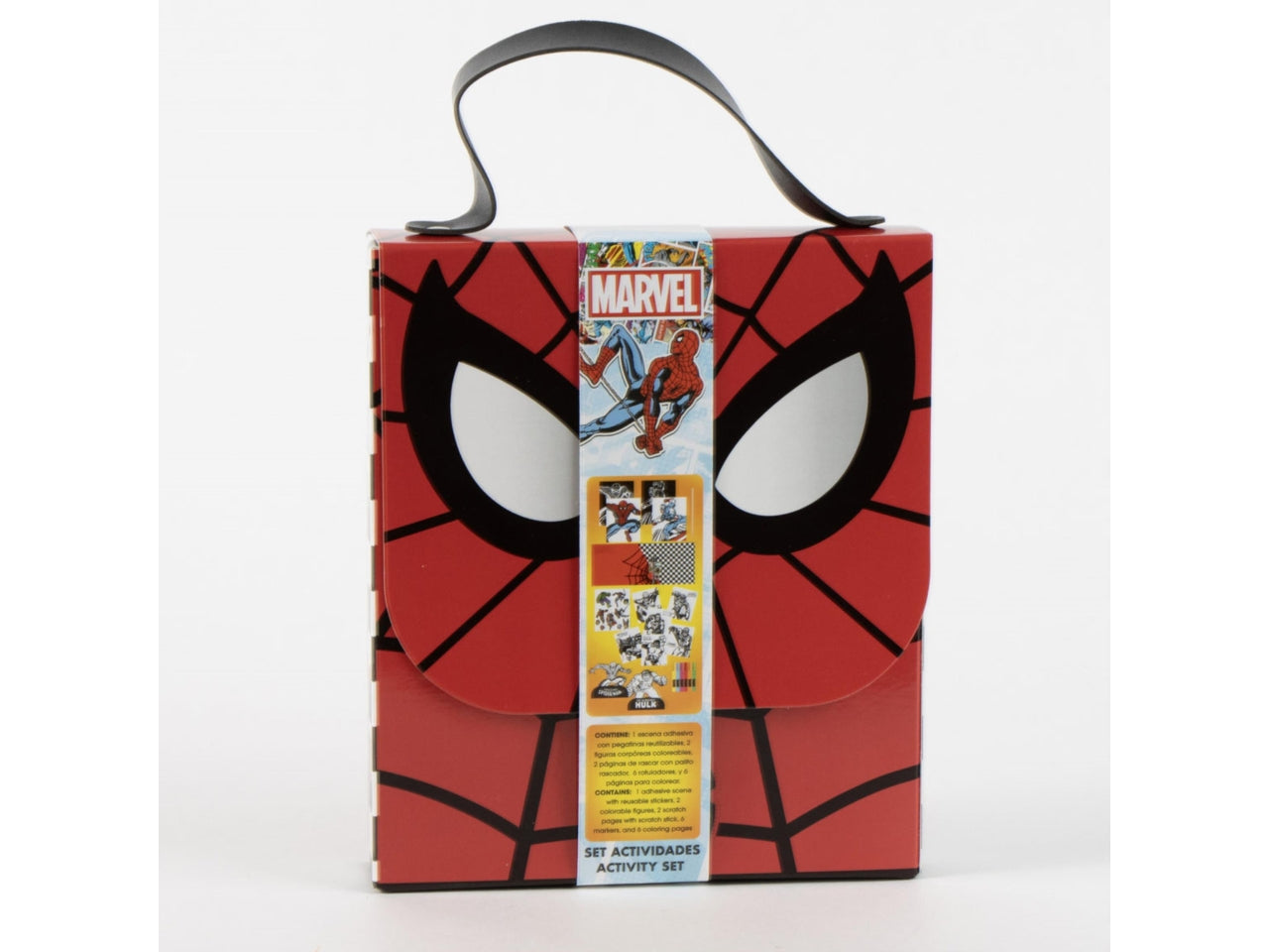 Borsa di Spiderman con set da colorare