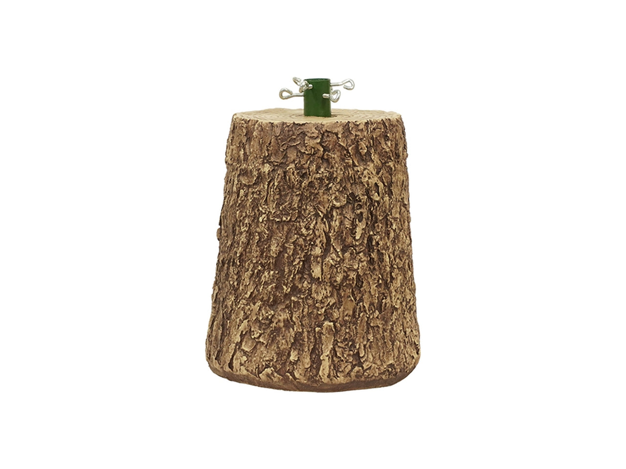 Base per albero a forma di tronco 33x27cm altezza 41cm scuro