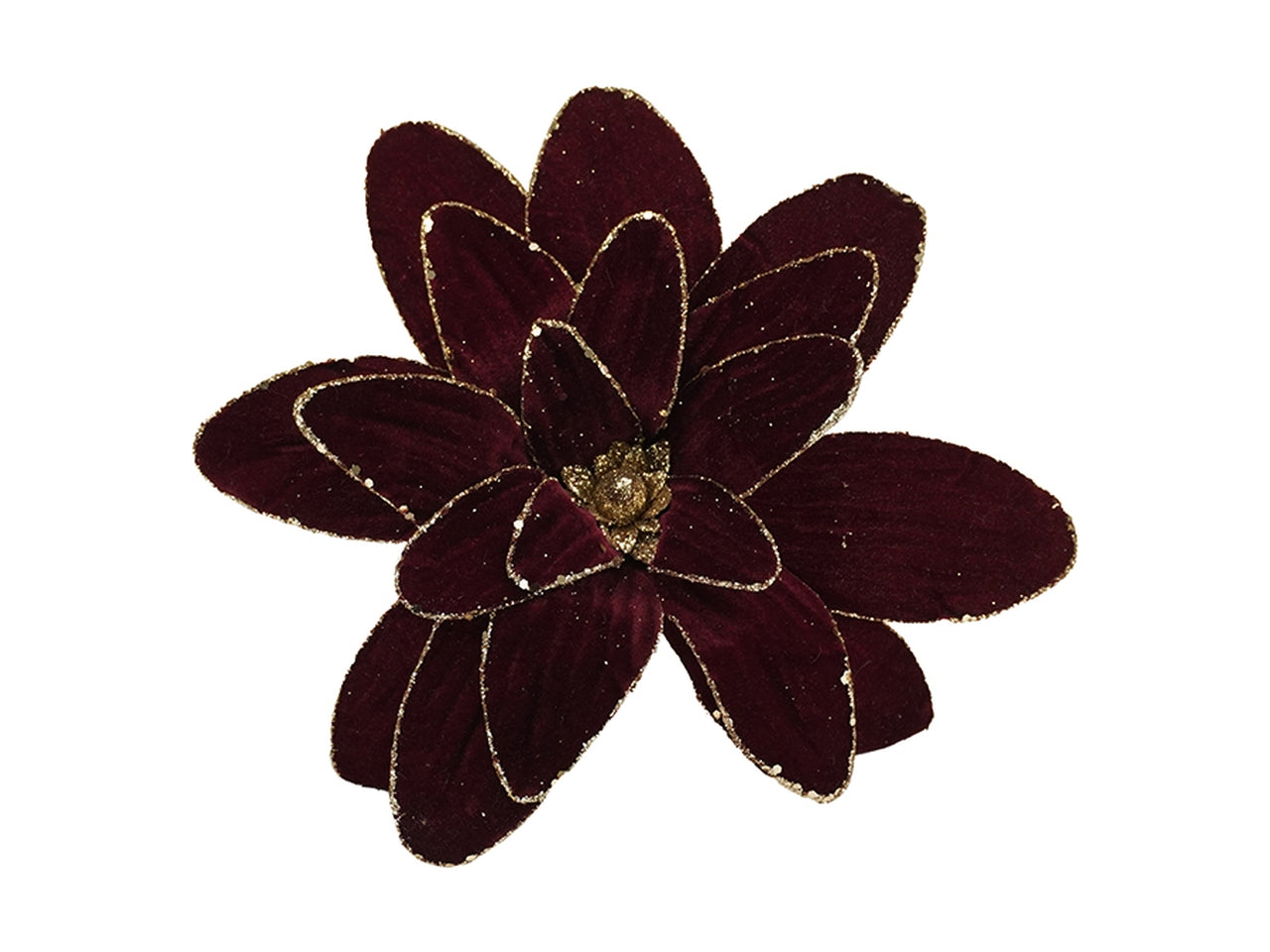 Pick magnolia a gambo corto bordeaux