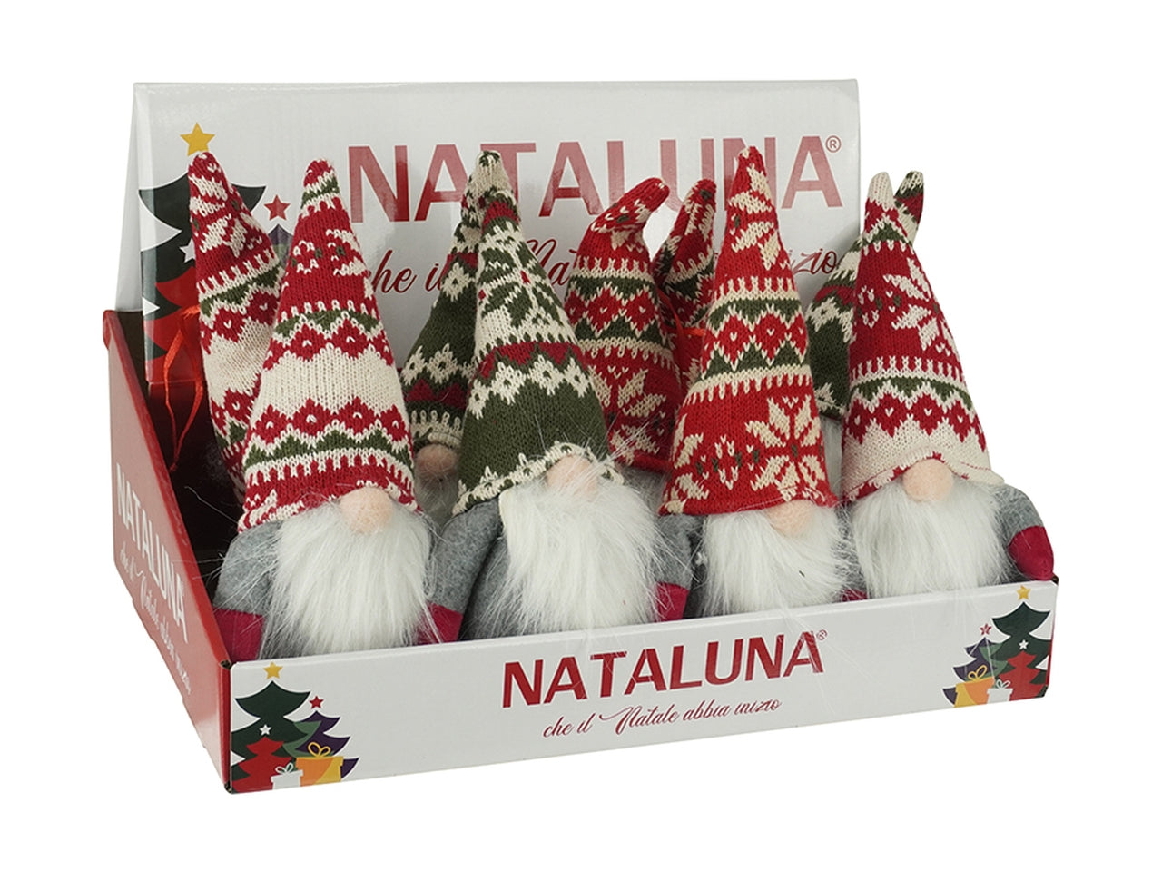 Gnomo peluche 22cm, in 3 colori assortiti