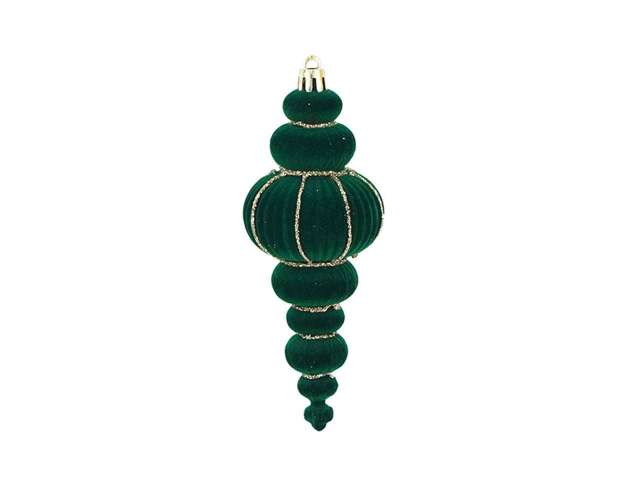 Appendino 15cm in velluto verde