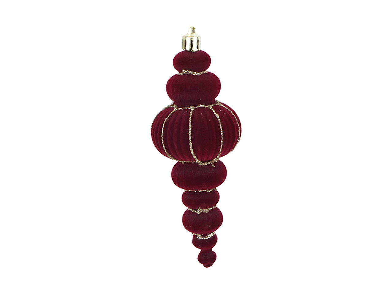 Appendino 15cm in velluto bordeaux