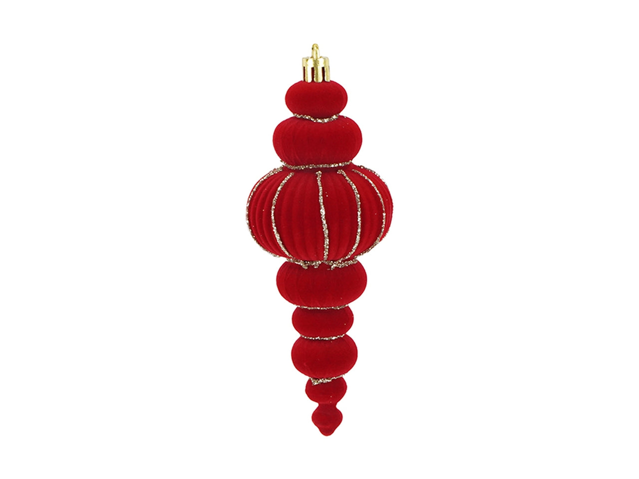 Appendino 15cm in velluto rosso