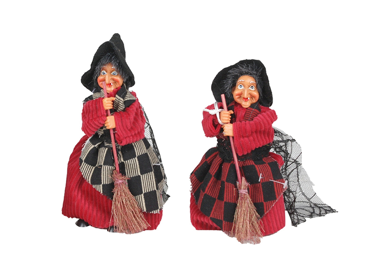 Befana porta caramelle 16cm, in 2 assortimenti