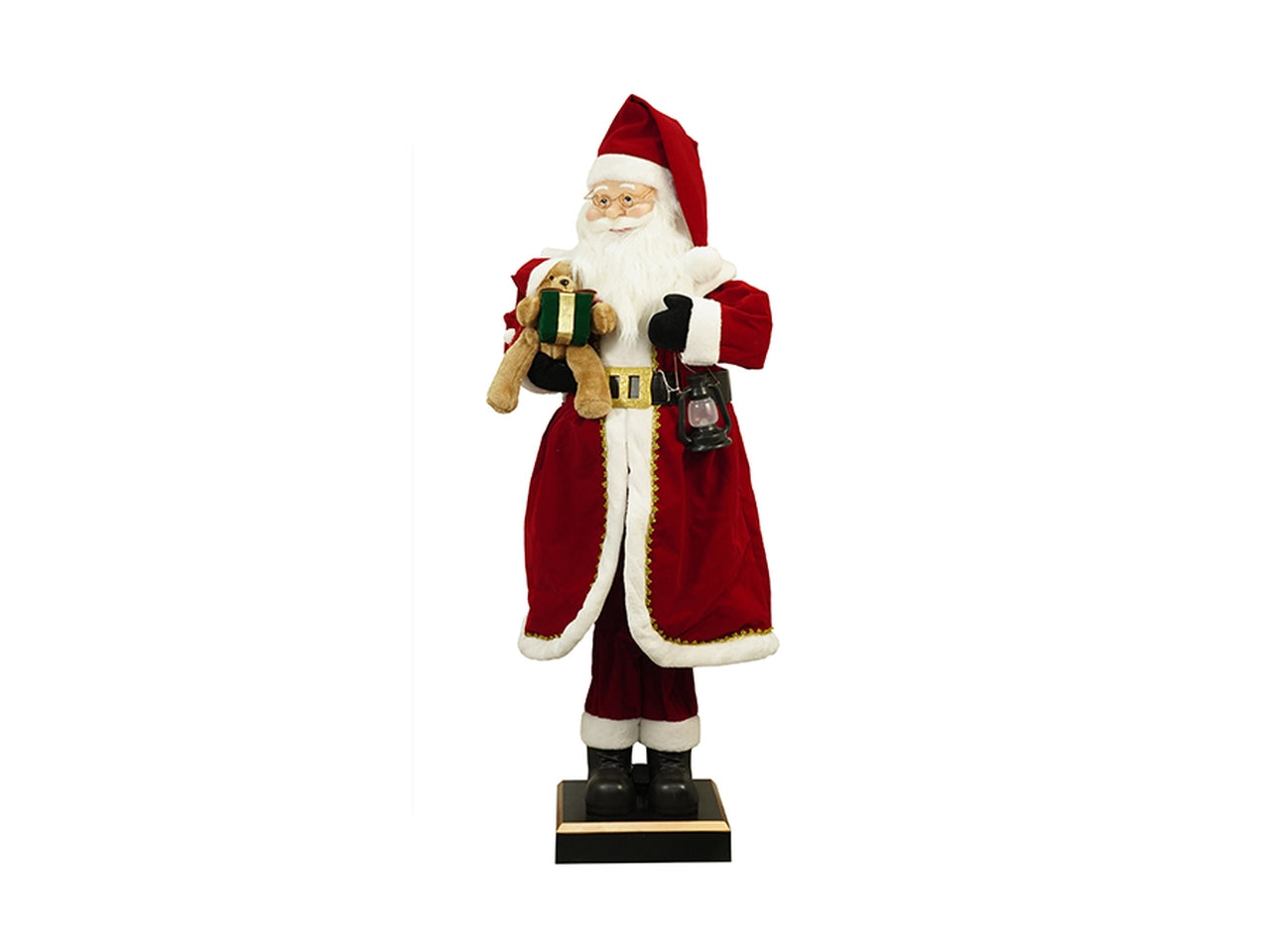 Babbo natale maxi 150cm con luci e musica