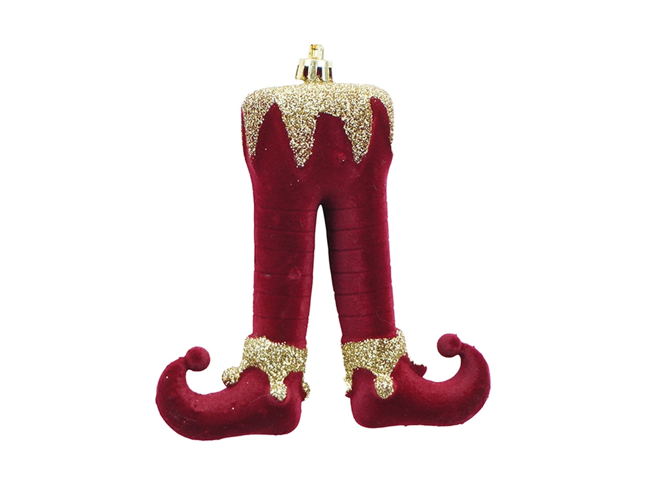 Appendino gambe di elfo 11cm in velluto bordeaux