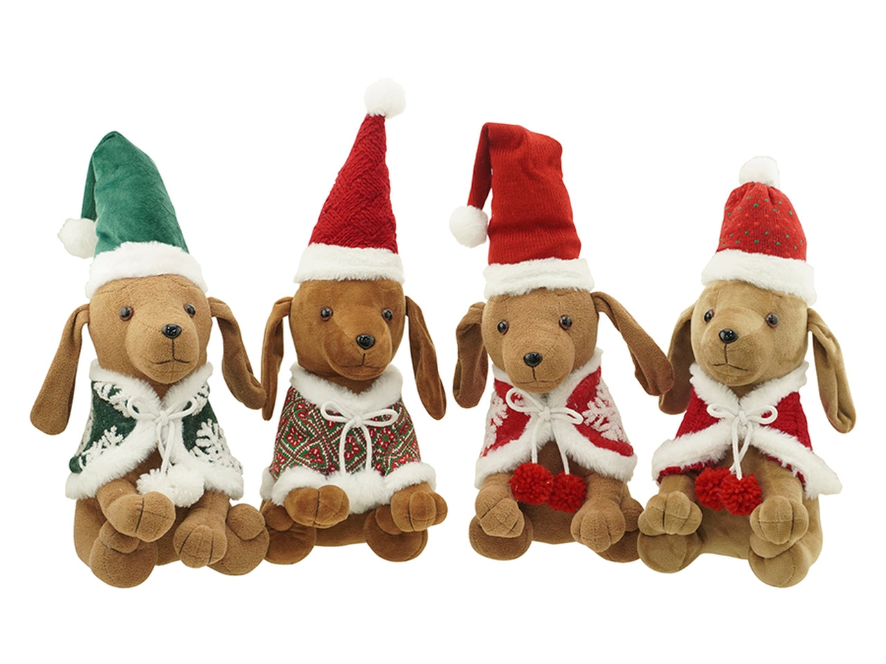 Cane seduto peluche 38/44cm assortito