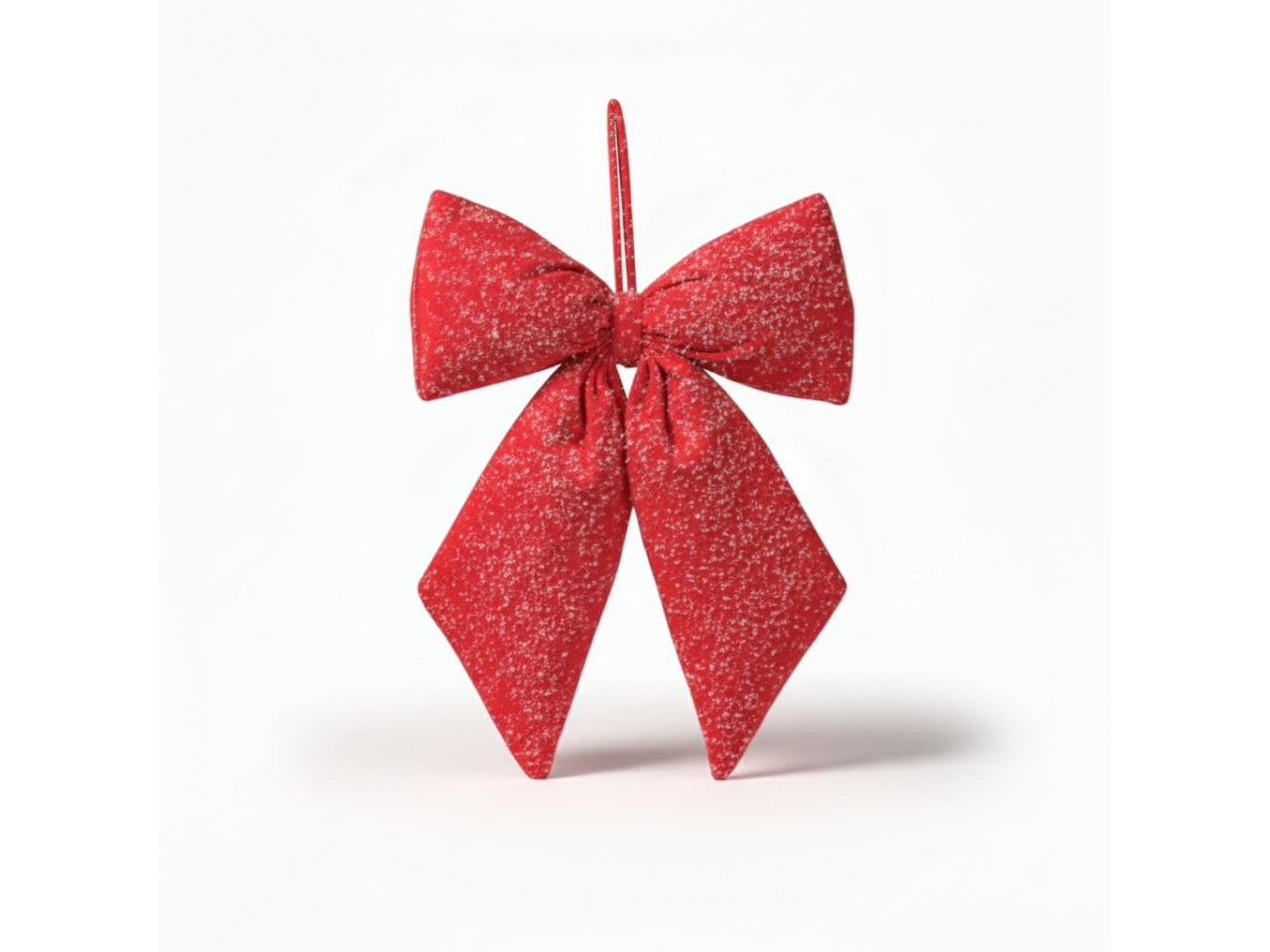 Fiocco maxi in velluto 52x79cm rosso, linea diamond