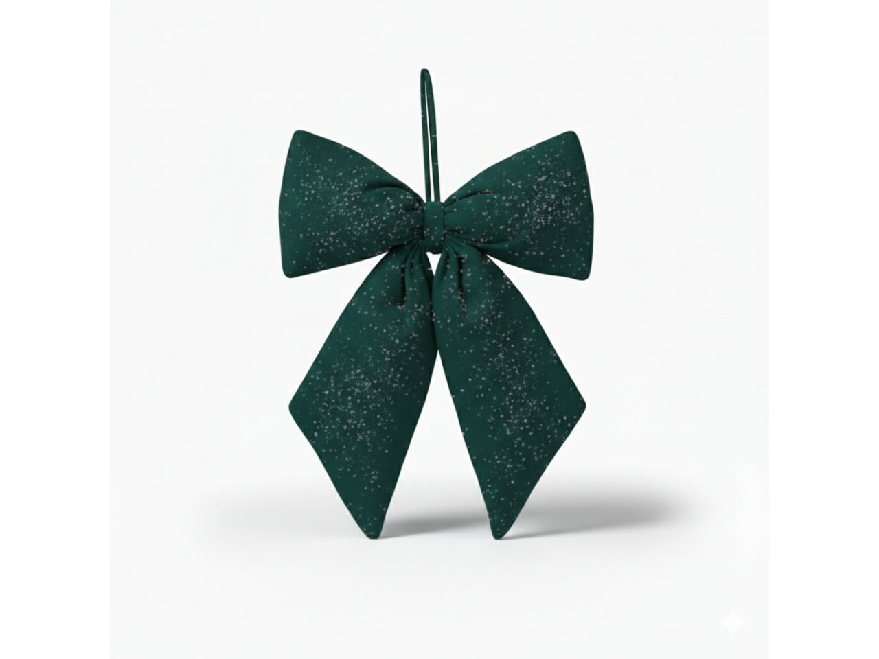 Fiocco in velluto 35x60cm verde, linea diamond