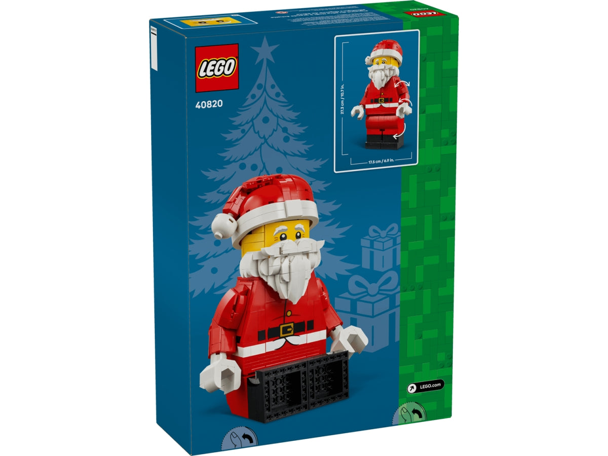 Lego grande minifigure di babbo natale