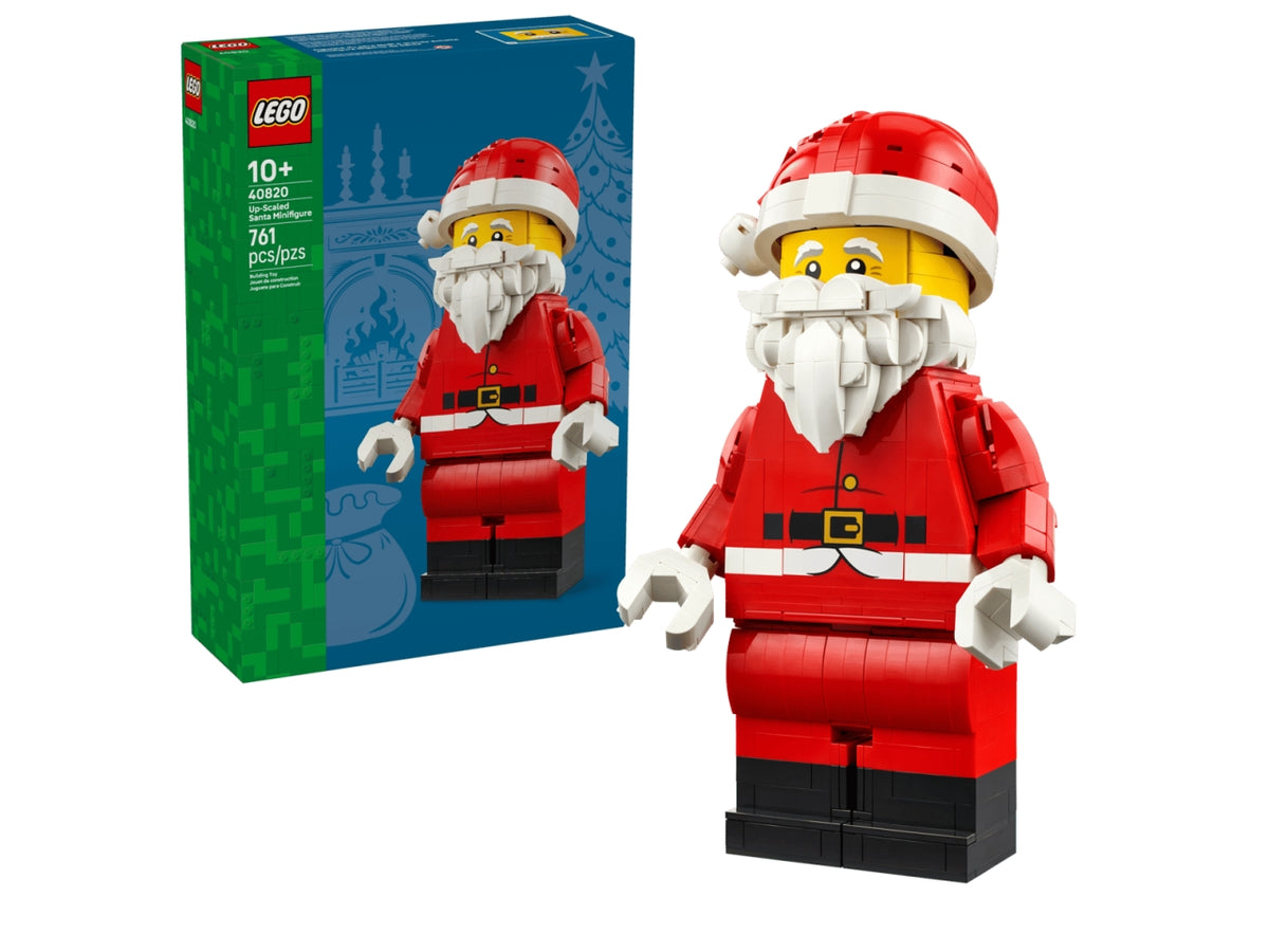 Lego grande minifigure di babbo natale