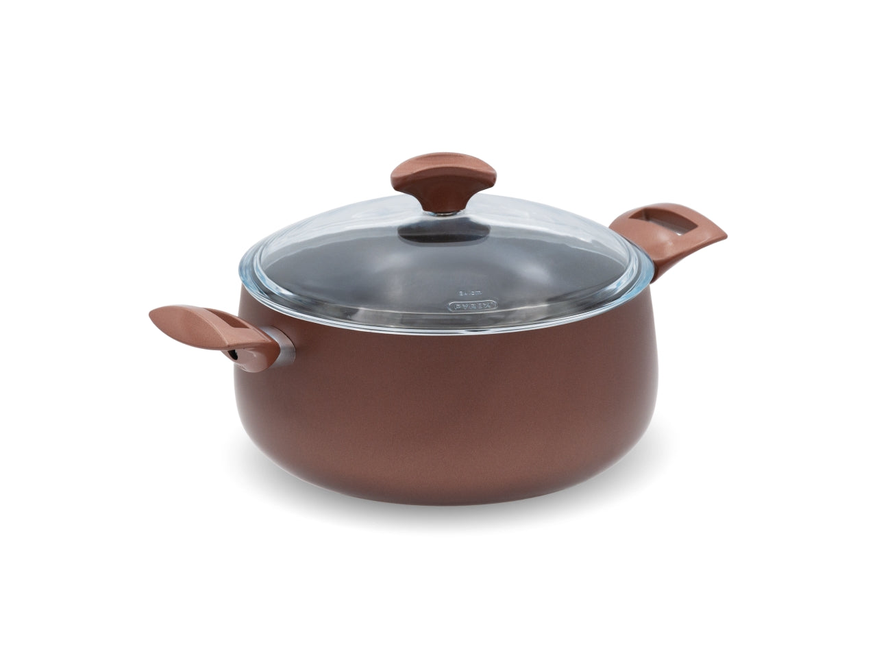 Casserula A fuoco lento da 24cm con coperchio in vetro