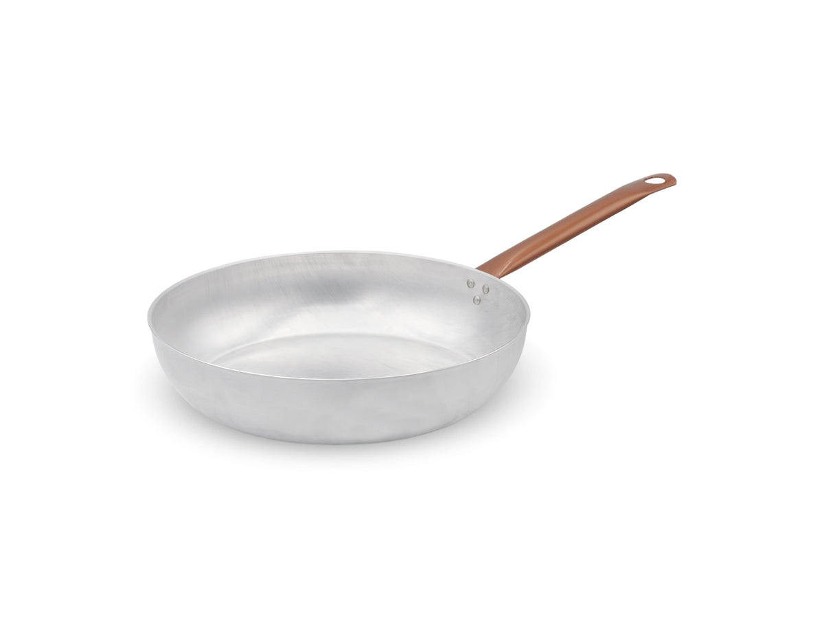 Padella profofessionale alta in  alluminio 32cm $