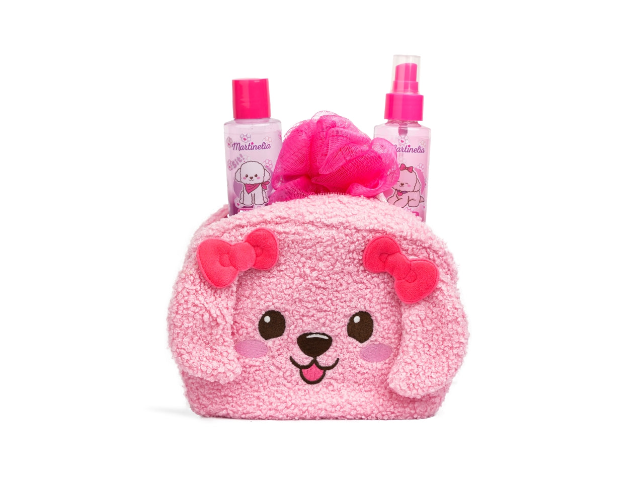 Martinelia puppies, pochette con set da bagno