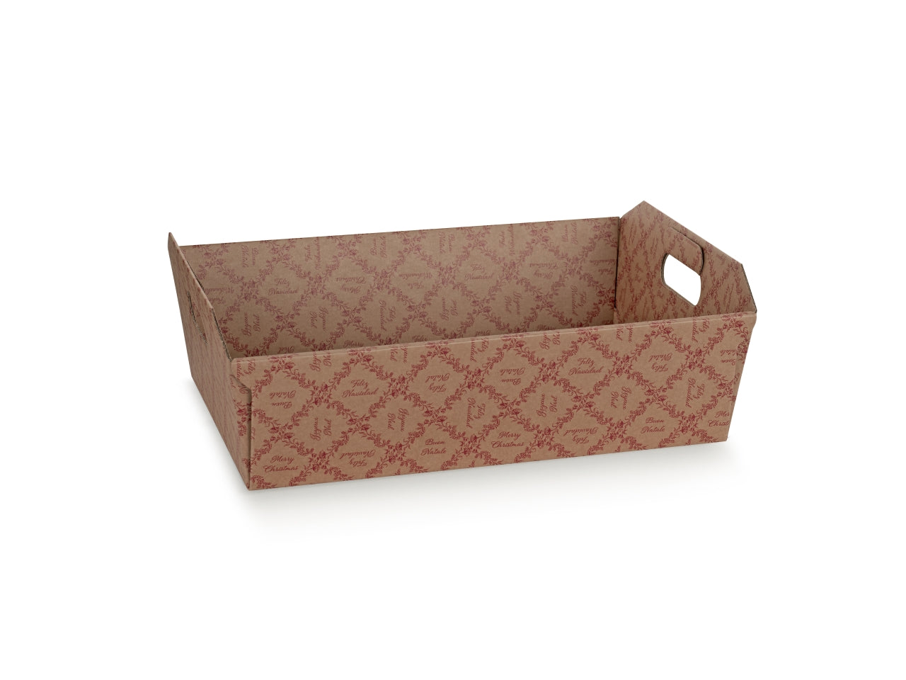 Cesto in cartone linea royal garden, 40x30x12cm