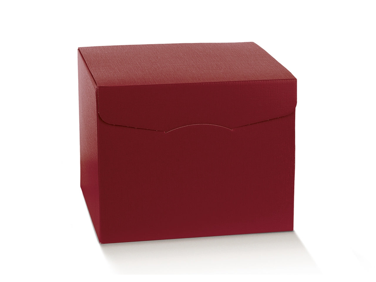 Scatola segreto fibra bordeaux, 39x27x23,5cm