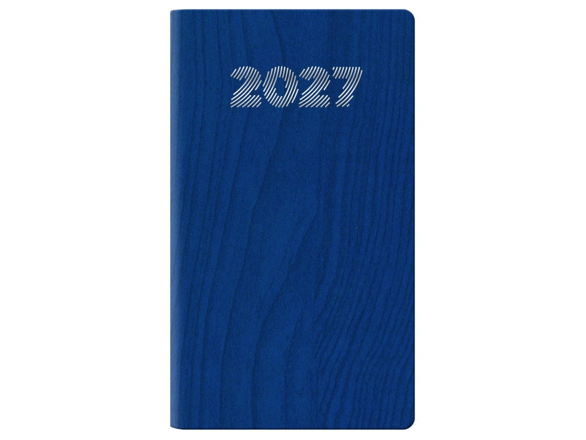 Agenda 2027 Vertigo 8x14cm settimanale verticale blu