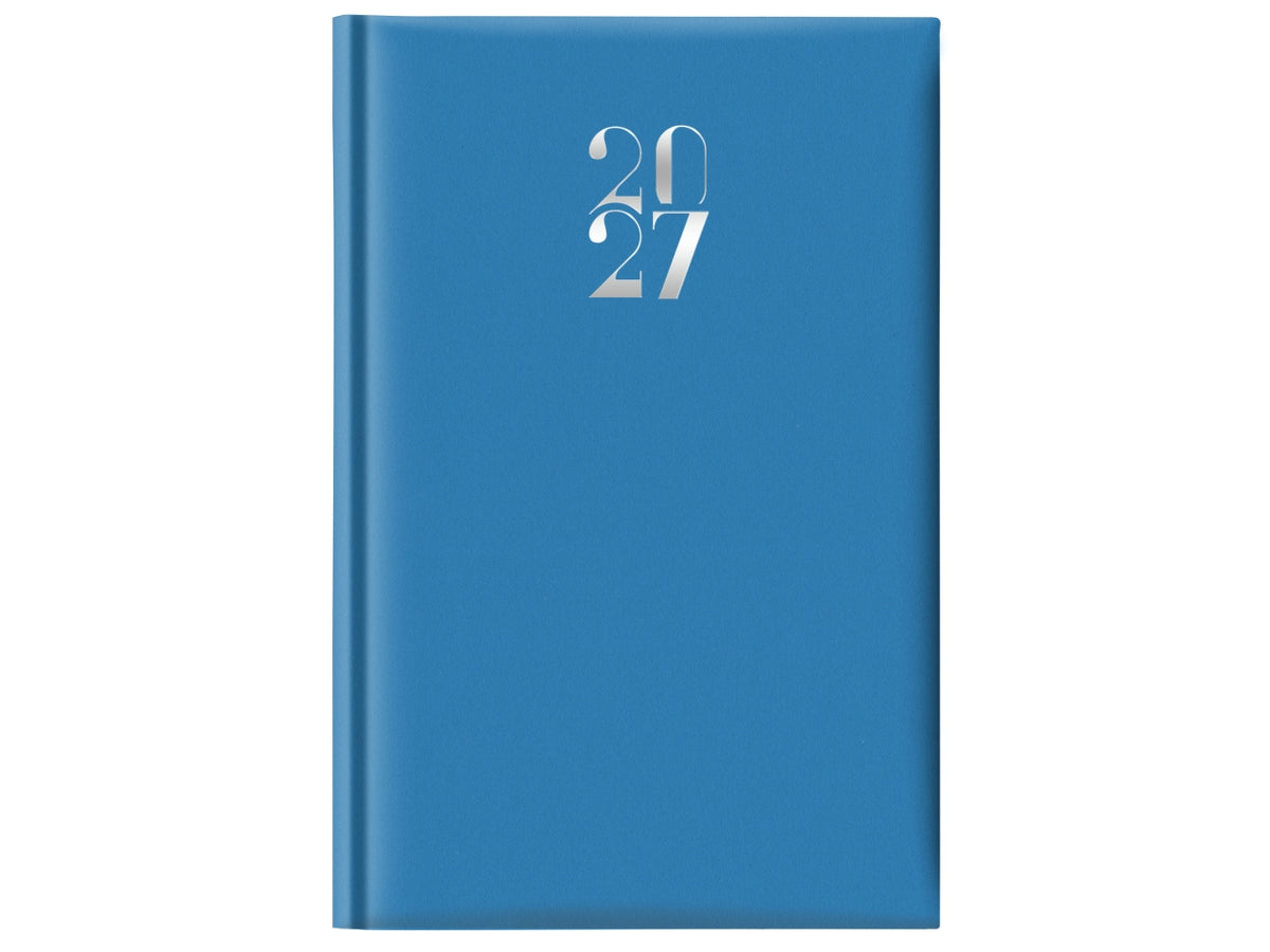 Agenda 2027 Egadi 11x16,5cm giornaliera sabato e domenica abbinati azzurro