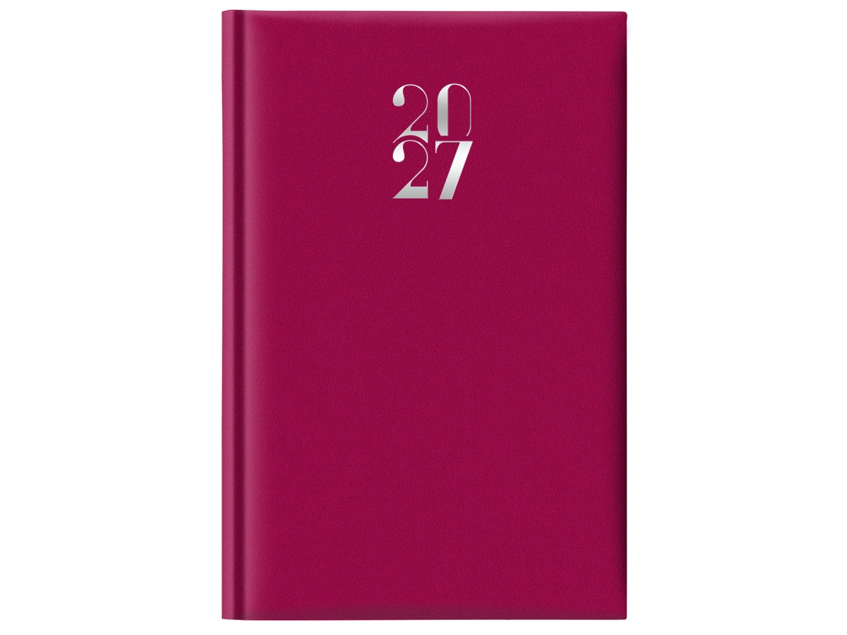 Agenda 2027 Egadi 11x16,5cm giornaliera sabato e domenica abbinati rubino