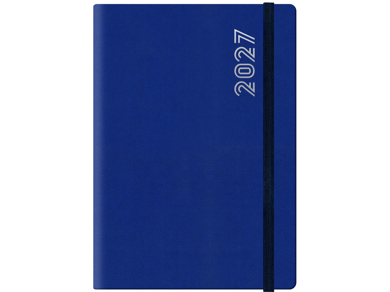 Agenda 2027 Dynamic con elastico 14,5x20,5cm giornaliera sabato e domenica abbinati bluette