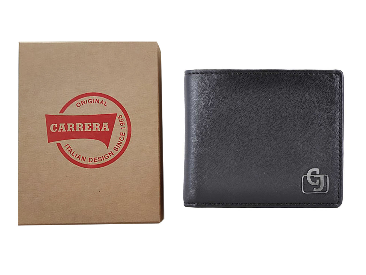 Carrera joe collection trifold con porta documenti nero