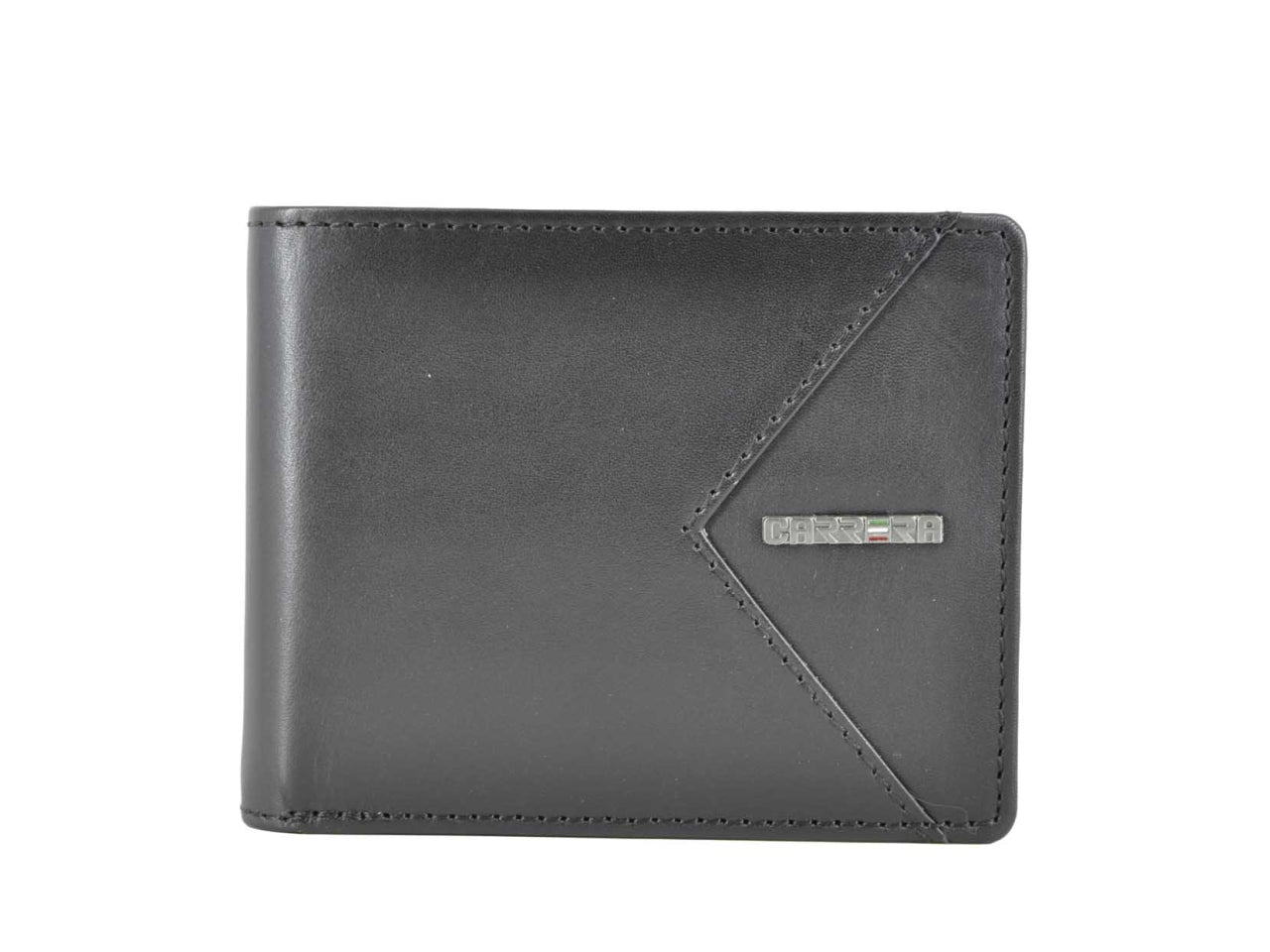 Carrera viggo collection bifold orizzontale con portamonete nero