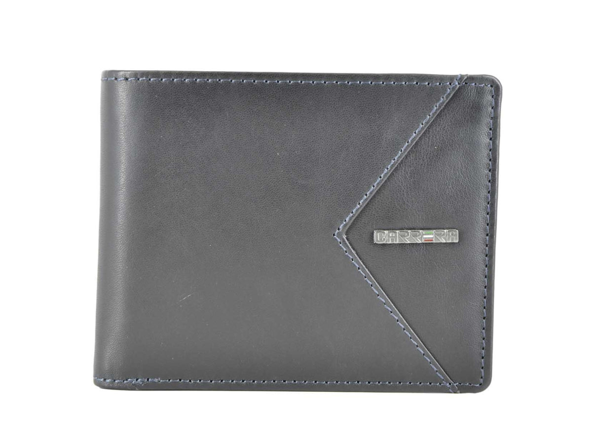 Carrera viggo collection bifold portacarte con clip navy blue