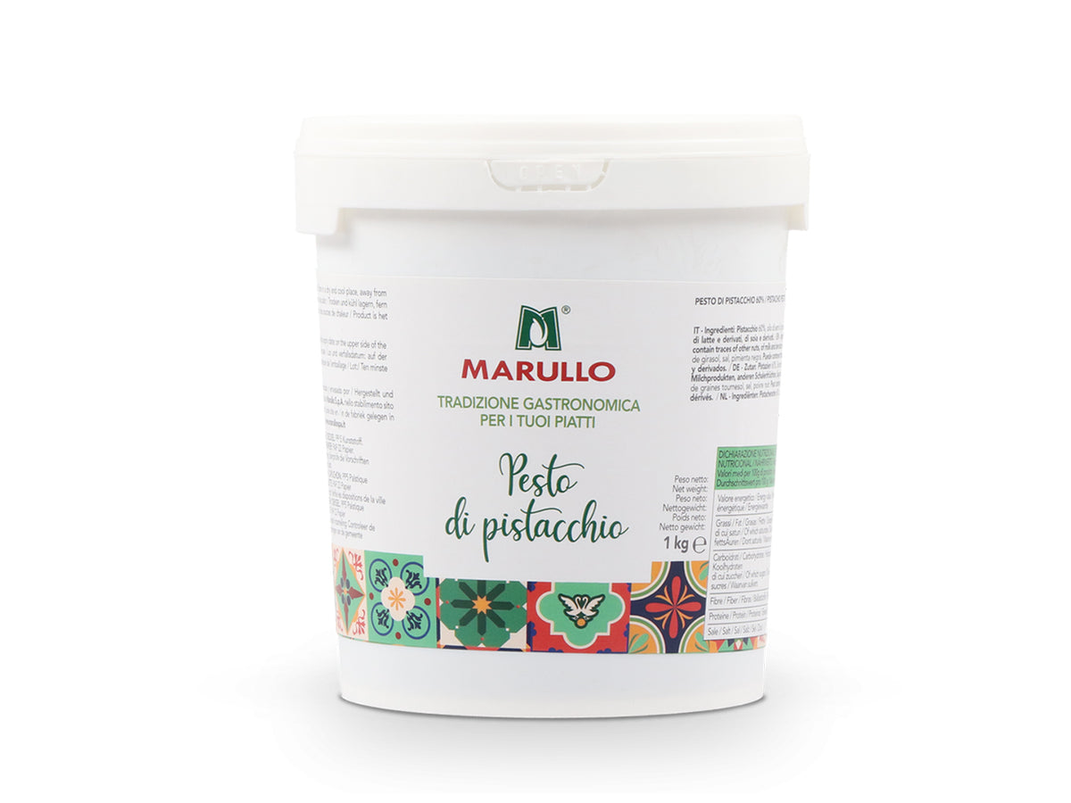 Marullo pesto salato di pistacchio 60% confezione da 1kg
