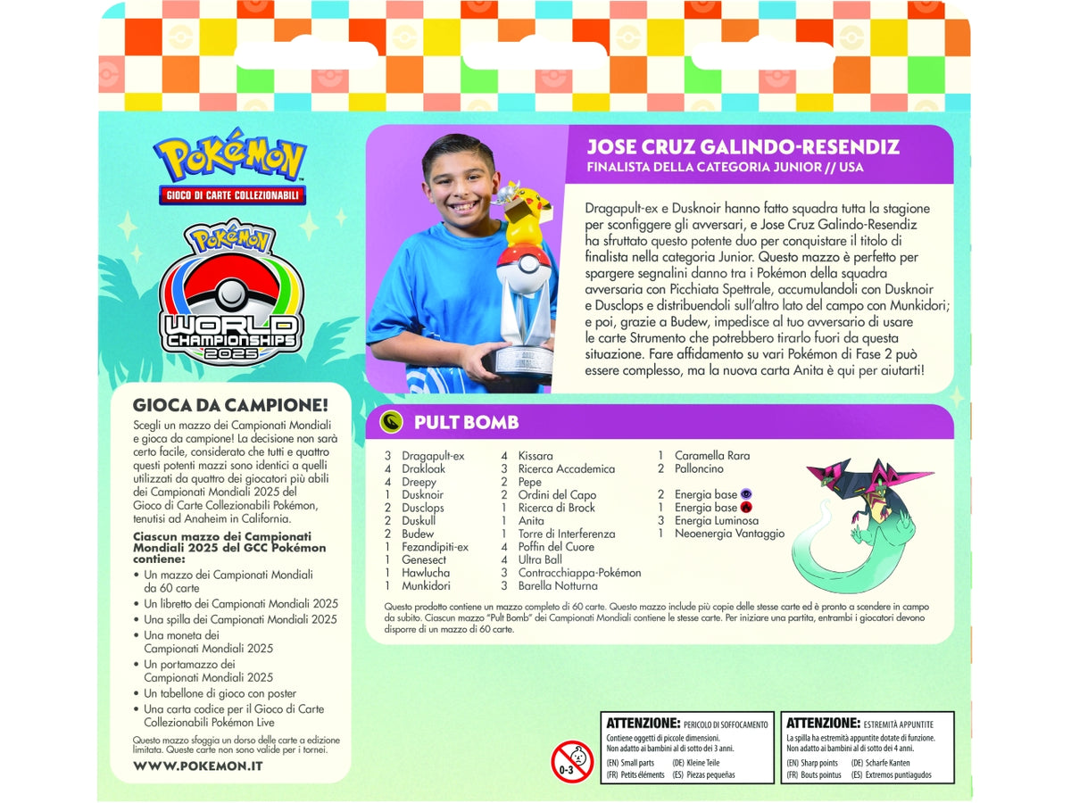 Pokemon Mazzo dei Campionati Mondiali 2025 Â£